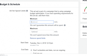פייסבוק מוסיפים אפשרות חדשה לניהול תקציב קמפיינים לפי הגדרה ראשונית של תקציב כולל / יומי ברמת הקמפיין